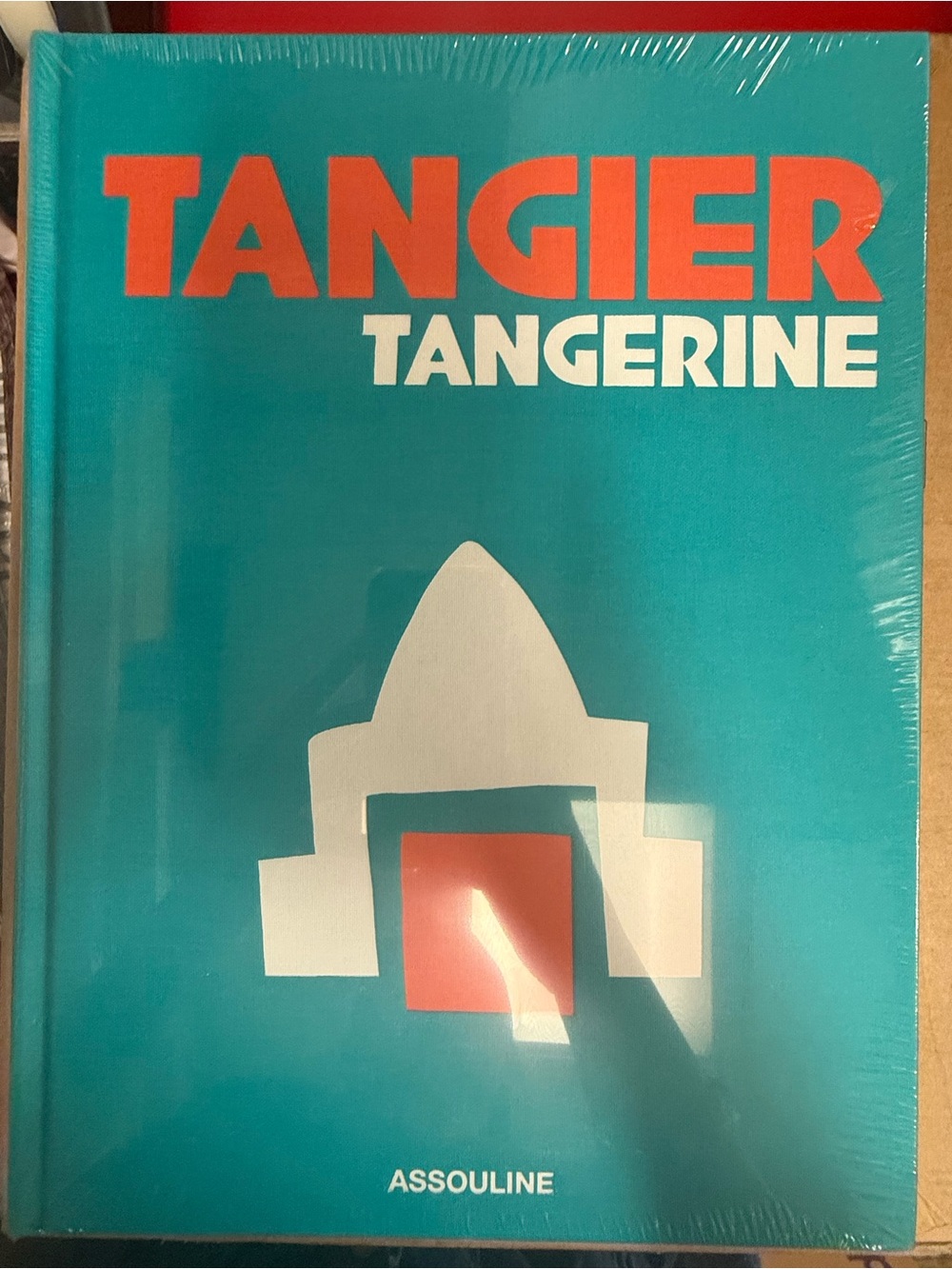 Assouline Tangier Tangerine Hardcover in Teal & Orange